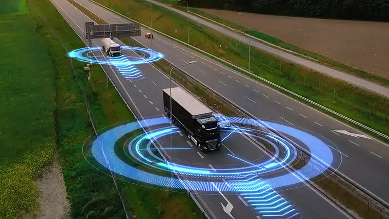AI tools used in trucking. Tracking and planning routes.