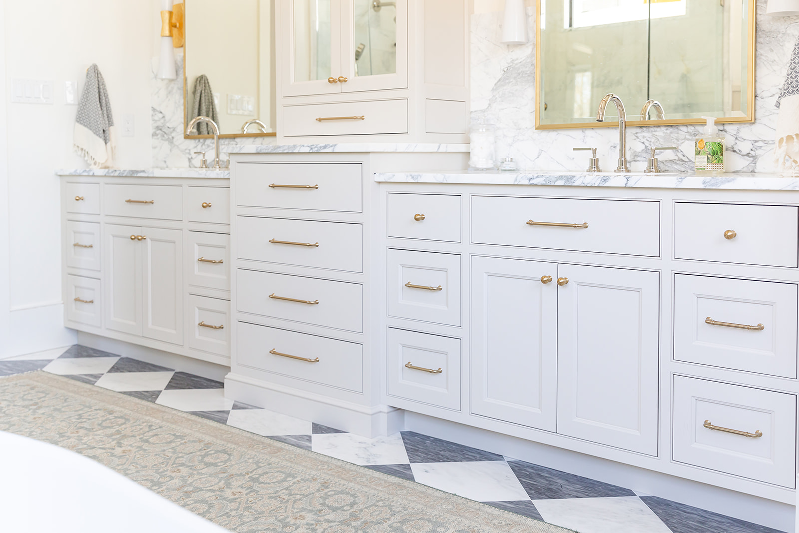 Elevate Your Bathroom and Home Office with Elegant and Functional Custom Cabinetry