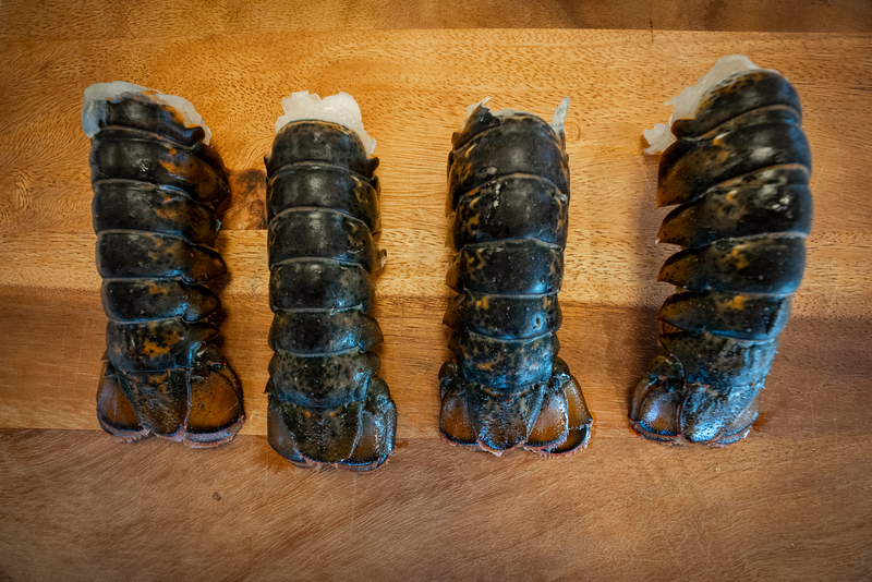 Wild-Caught Maine Lobster - 4-5 oz tails. (4 Pack)
