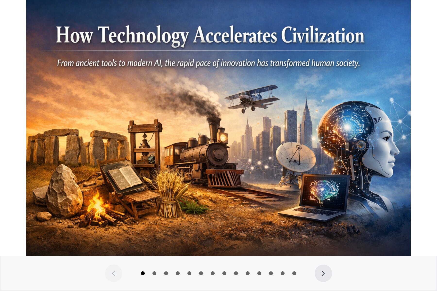 How Technology Accelerates Civilization