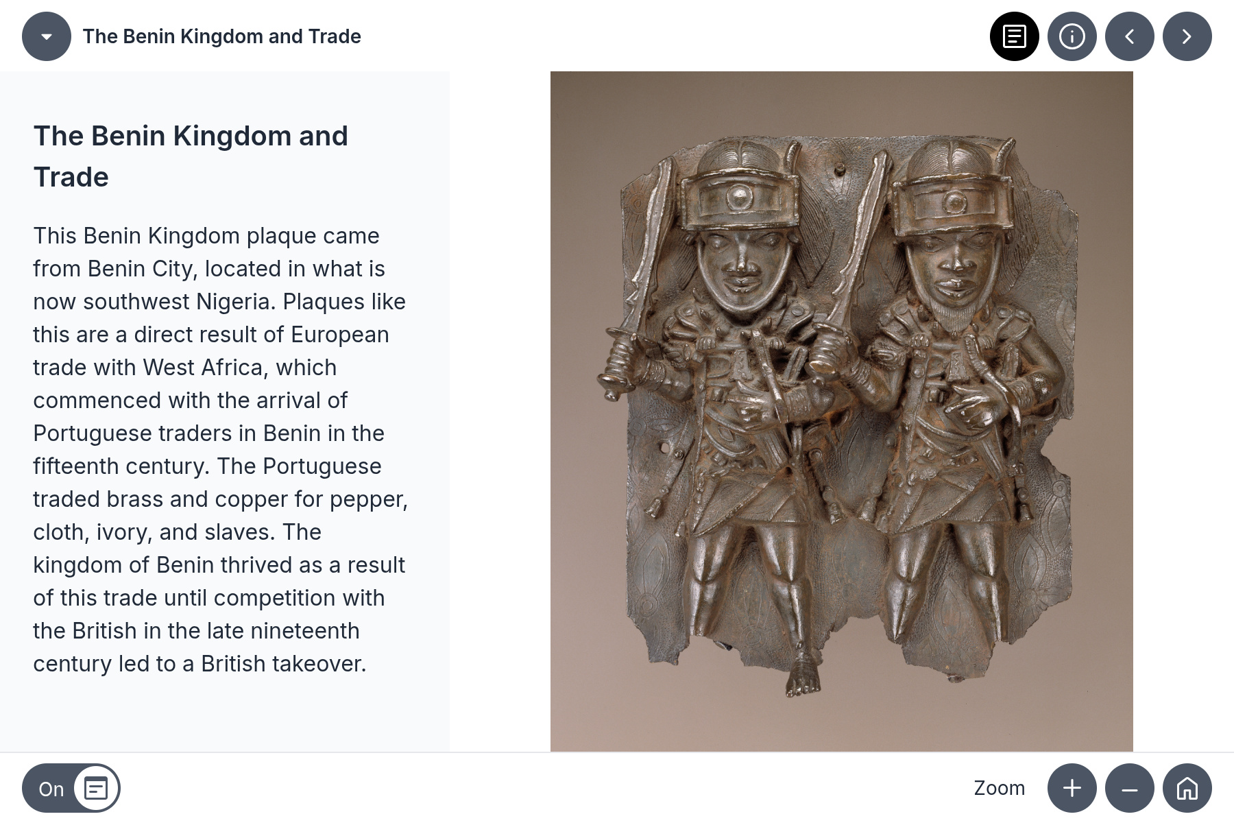 Benin Kingdom Court Style Plaque