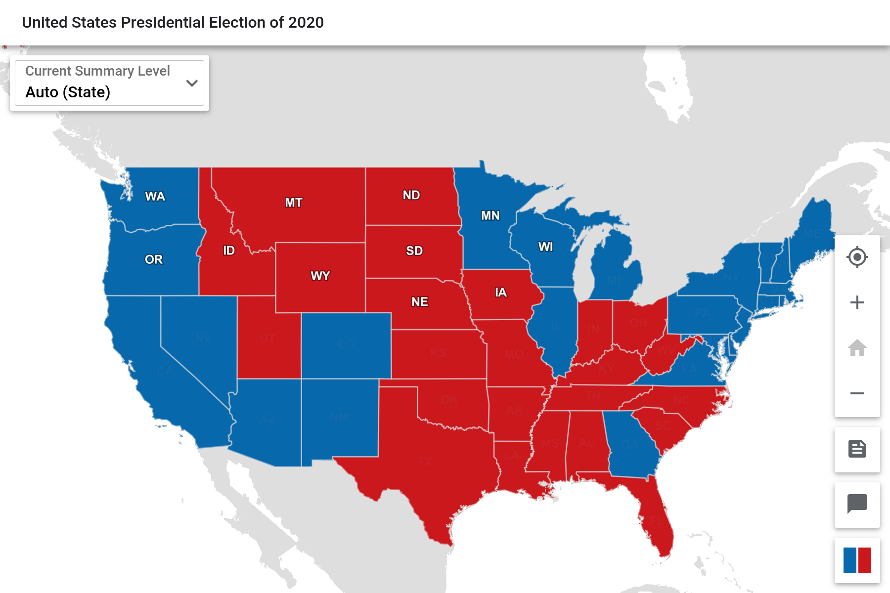 United States Presidential Election of 2020