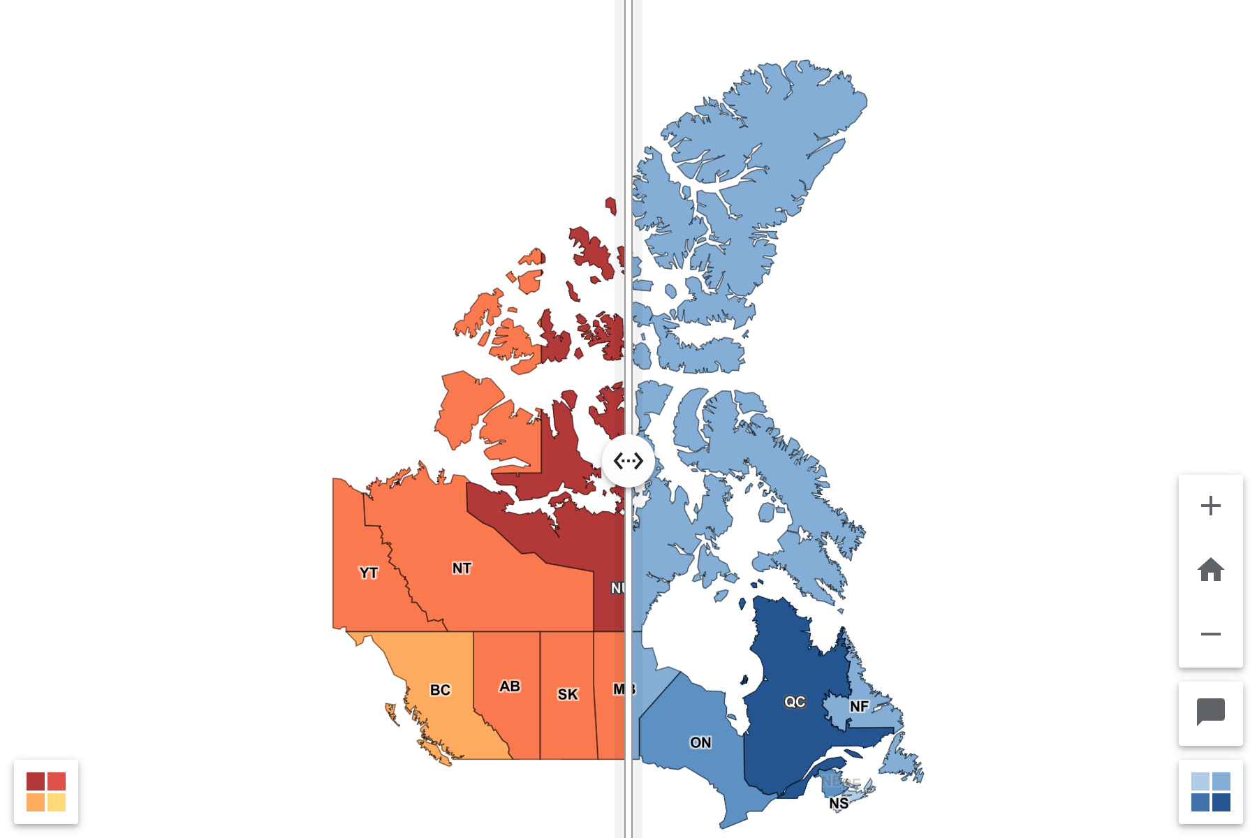 CAN Average Ages and Life Expectancy