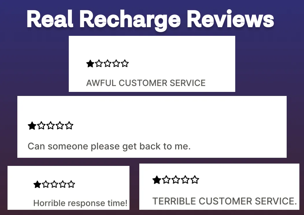 Recharge support reviews