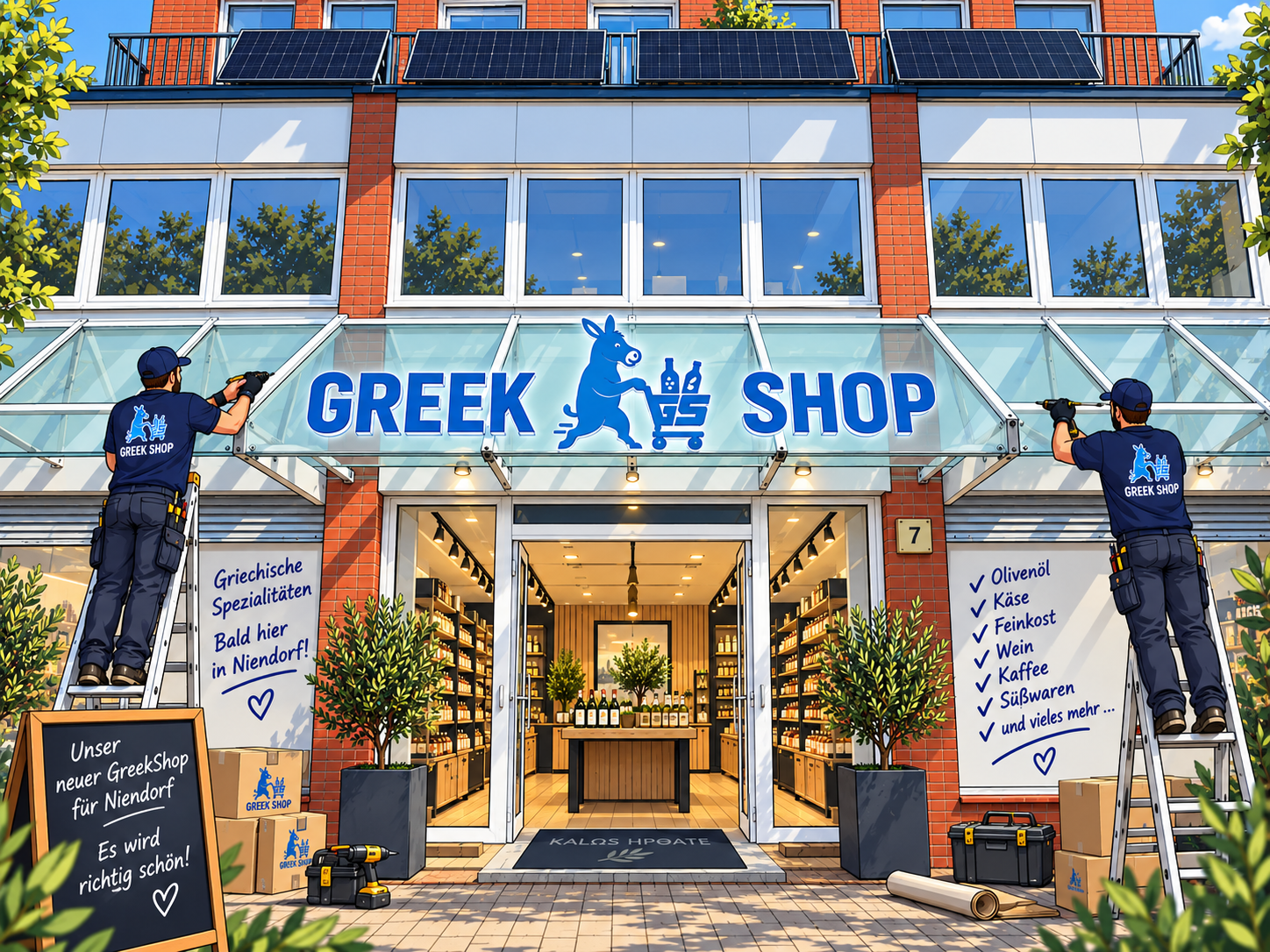 Neuer GreekShop in Niendorf – Eröffnung Ende September
