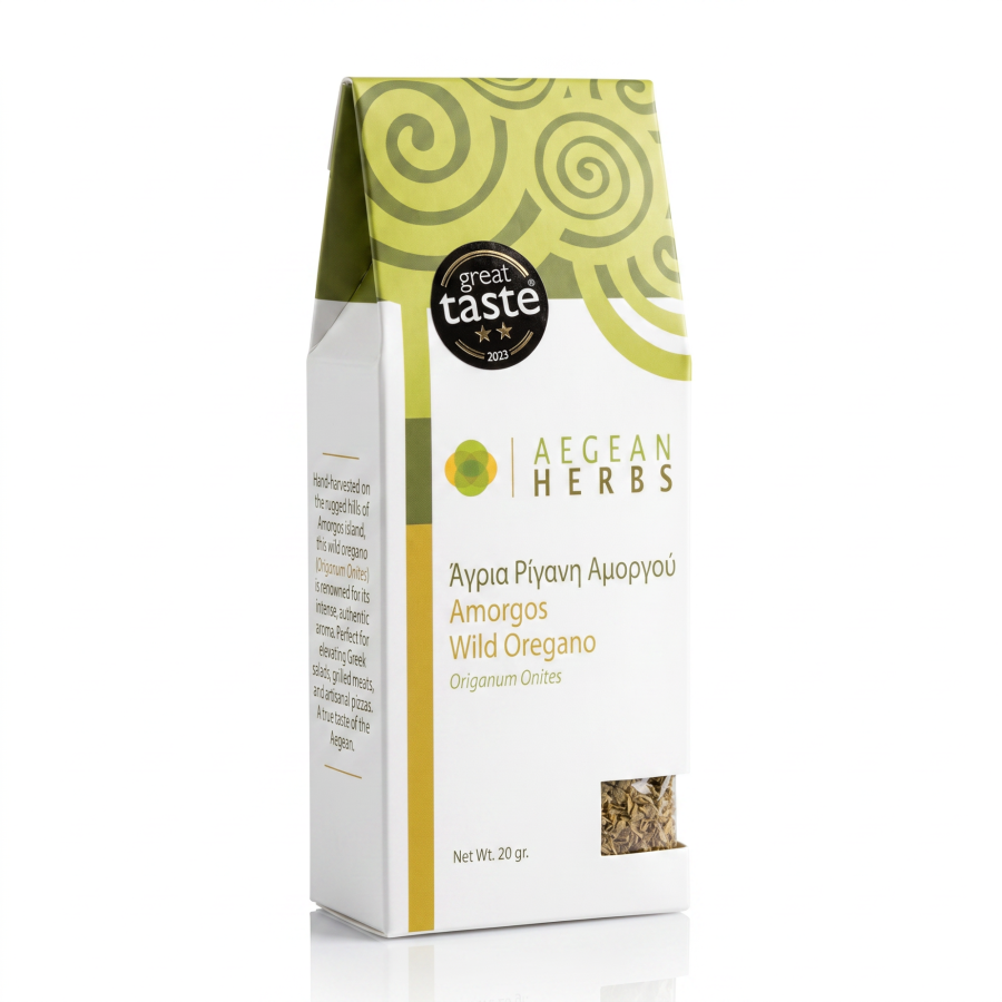 Aegean Herbs Wilder Oregano aus Amorgos 20 g – Originalproduktfoto