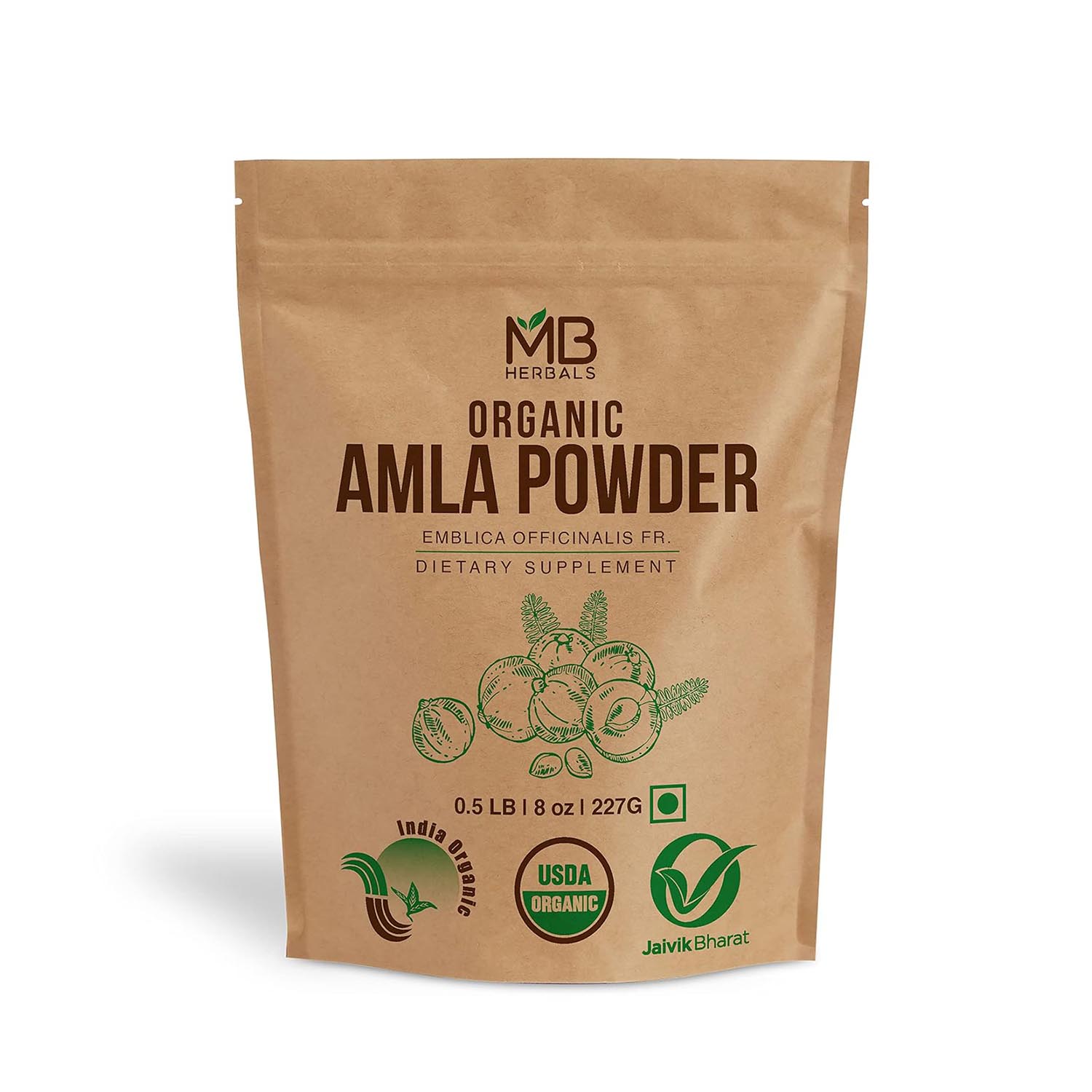 Amla, the sacred Indian gooseberry, is rich in vitamin C and antioxidants. Supports immunity, skin glow, and radiant hair from within.