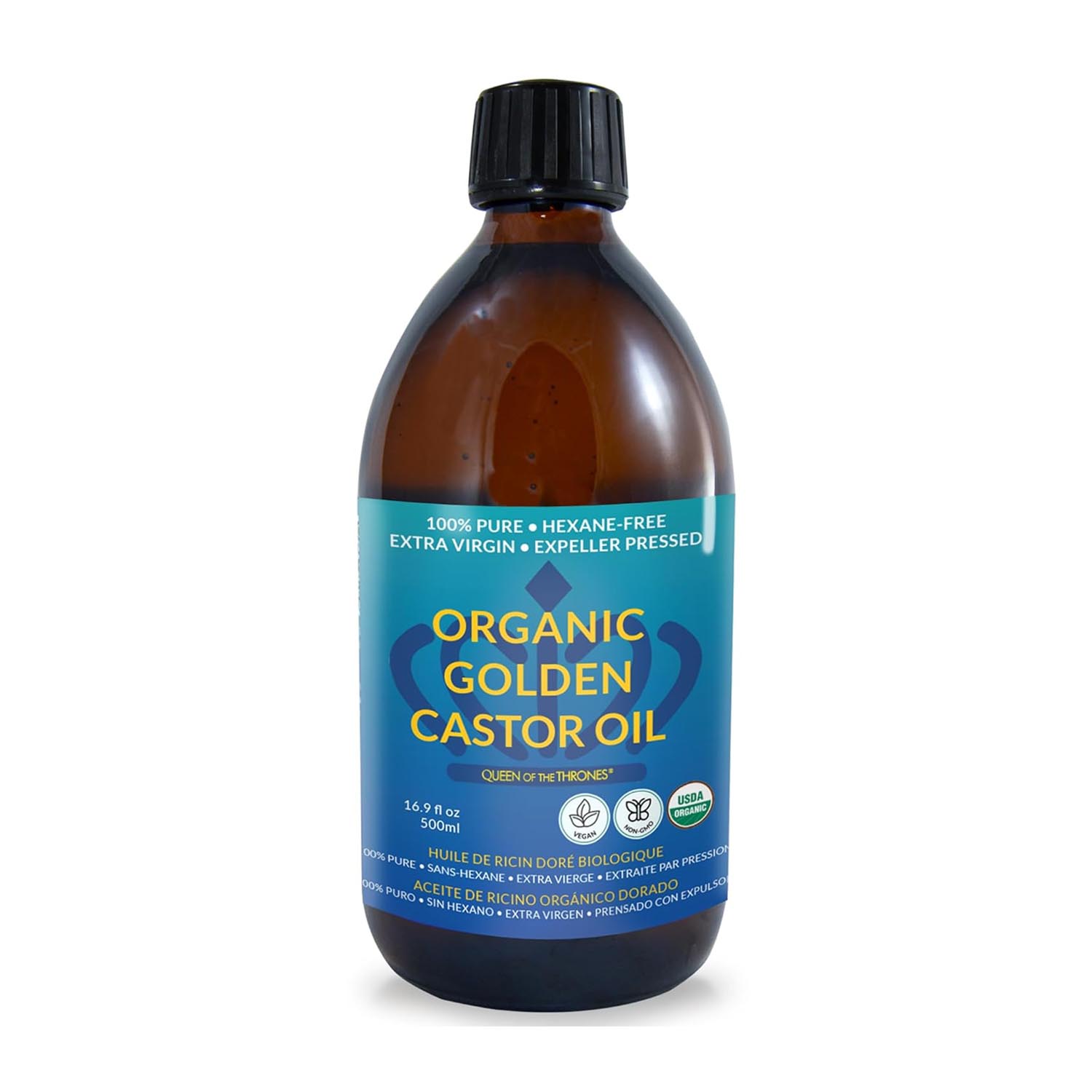 Cold-pressed castor oil supports hair growth, lymphatic flow, and hormone balance. A traditional remedy with timeless healing benefits.