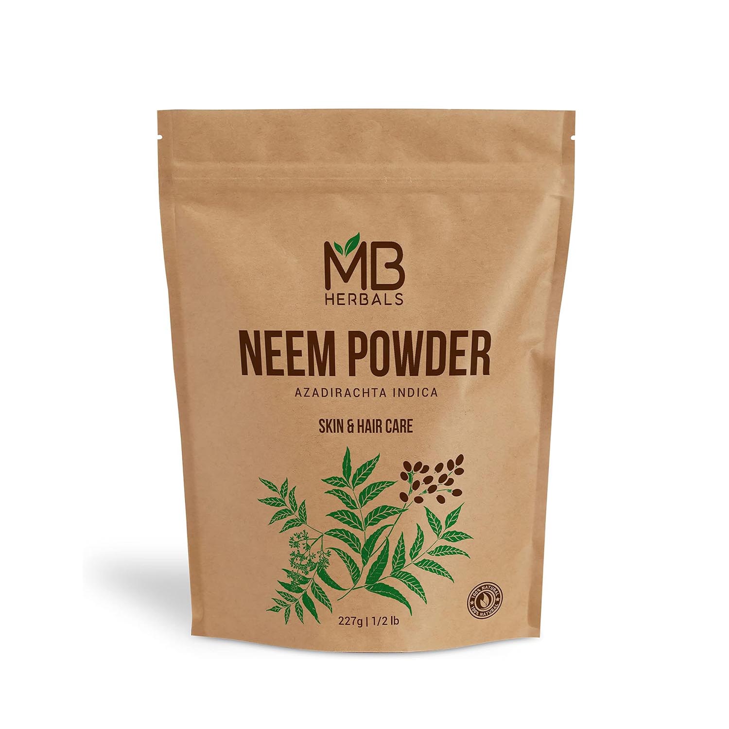 Ayurvedic detoxifier for skin, scalp, and immunity. Wild-crafted neem leaf powder to balance Pitta, purify blood, and support glow.