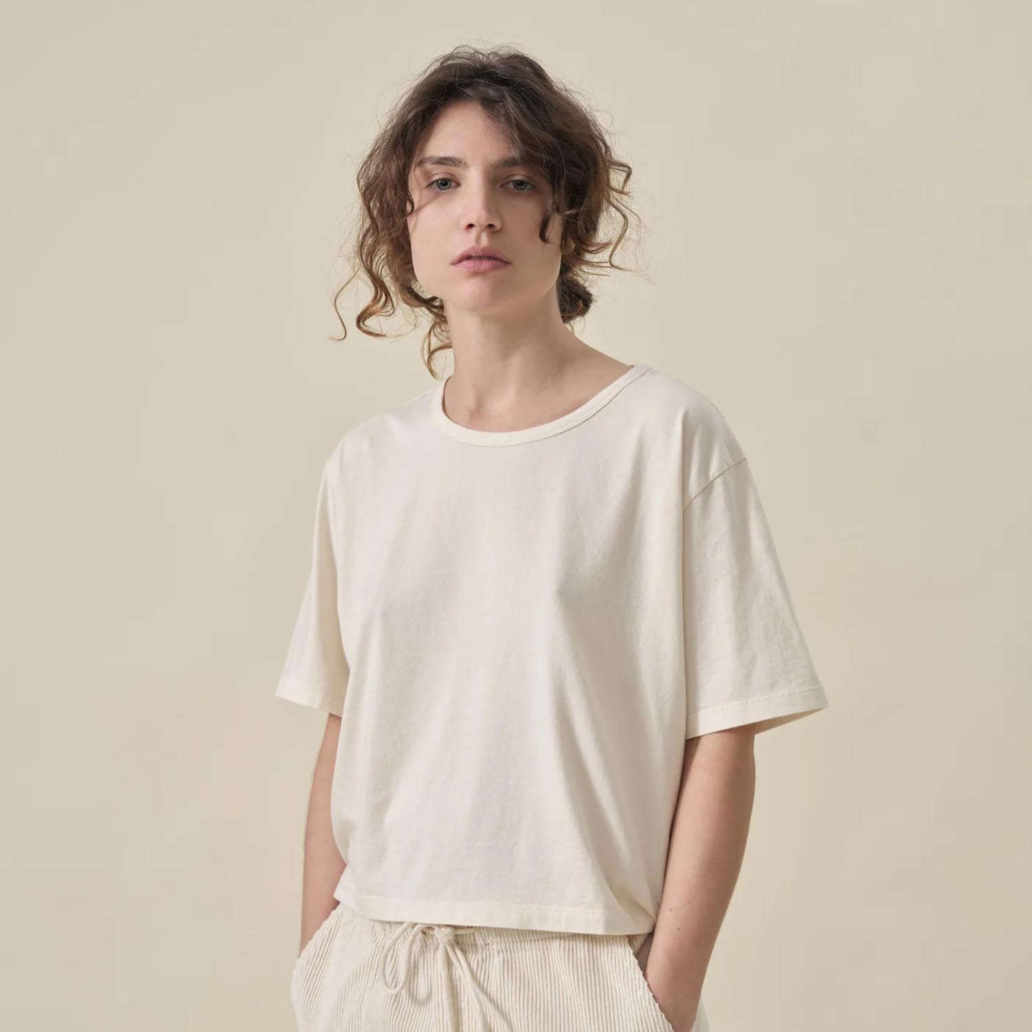 Ethical fashion brand using raw, organic fibers and global artisan craft. Minimalist design meets ecological consciousness.