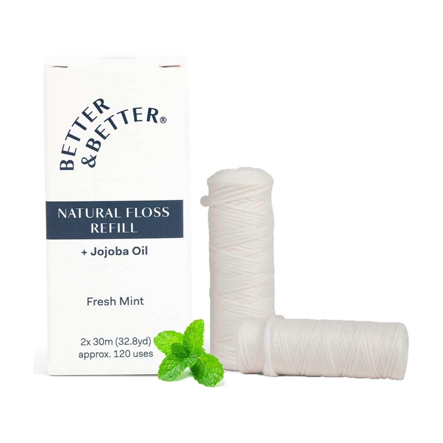 Refillable, compostable floss made from plant-based fibers. A zero-waste ritual for oral care that honors body and planet.