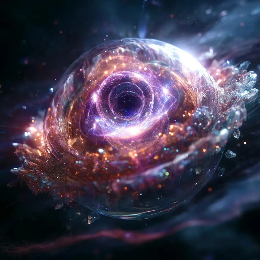 The third eye of inner vision. Regulates circadian rhythms and may connect to higher states and spiritual awakening.