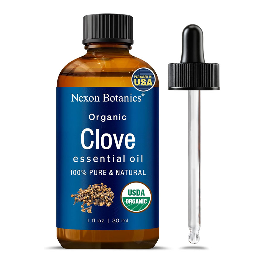 Fortify your immunity, enhance oral health, and soothe sore muscles with Nexon Botanics Organic Clove Essential Oil.