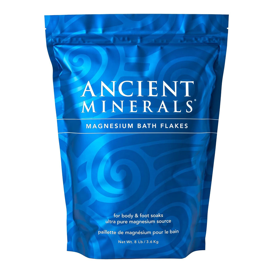 Restore your vital magnesium levels and relax your nervous system with Ancient Minerals Magnesium Bath Flakes.