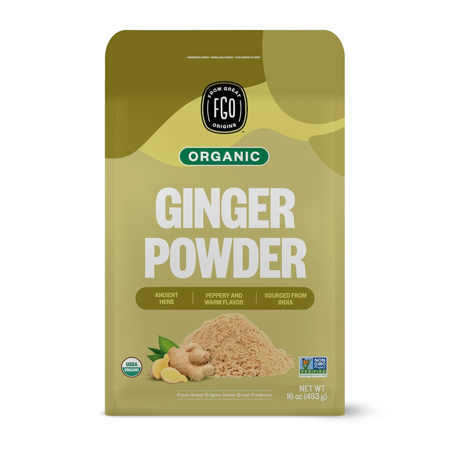 Ignite your metabolism and optimize digestion with FGO Organic Ginger Powder. Generate internal warmth, gut health, and unshakeable metabolic fire.