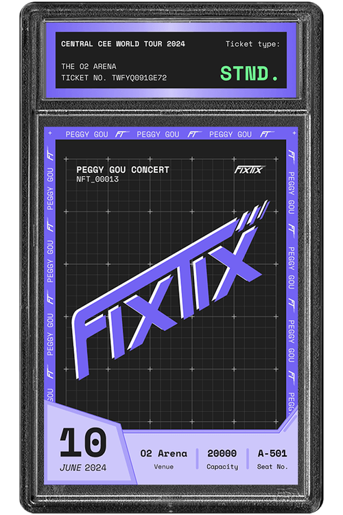 FixTix Ticket design
