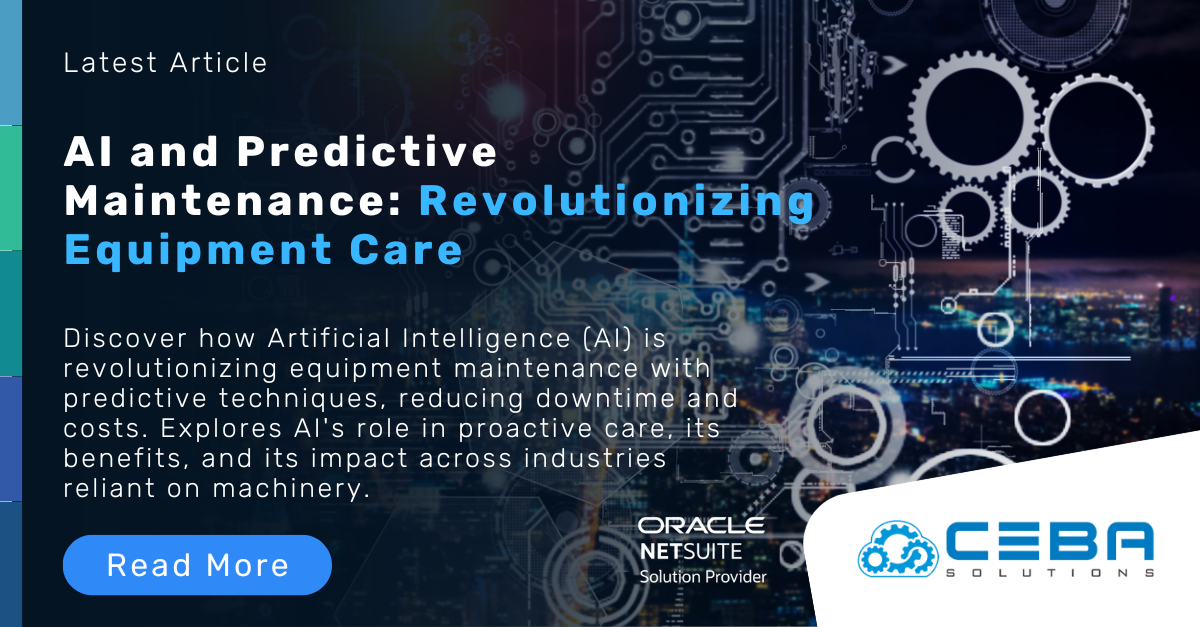 AI and Predictive Maintenance: Revolutionizing Equipment Care