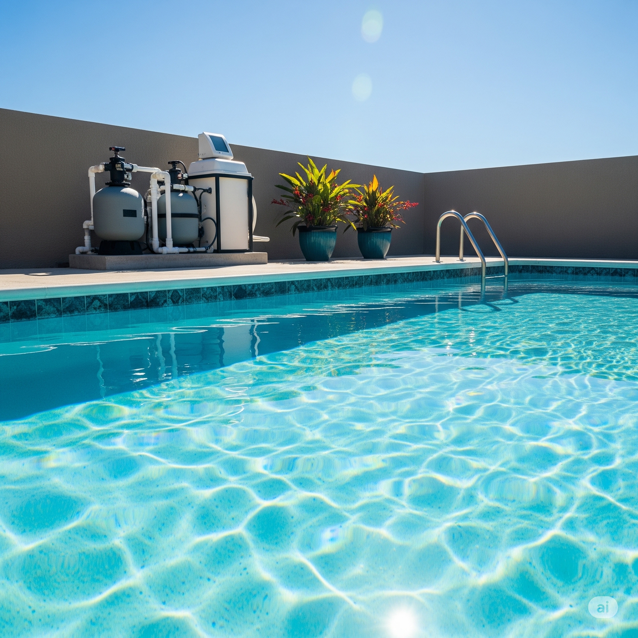 A sweet drone shot of a home in Grapevine Texas where the pool was dirty and we cleaned it.