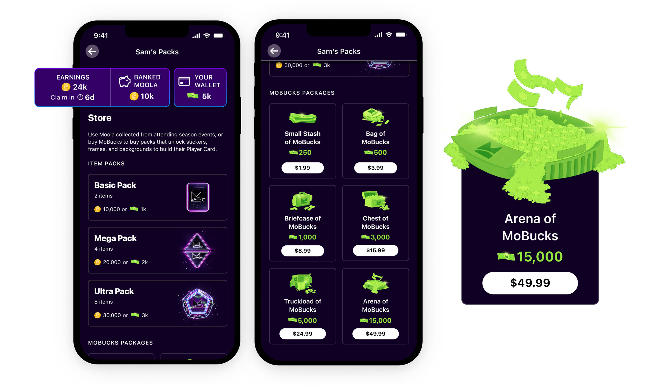 Final examples of currency illustrations