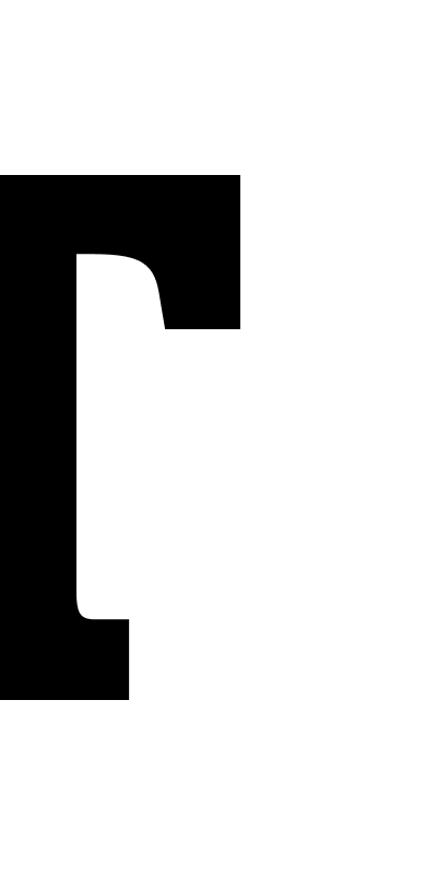 Right half of the Tone Post logo