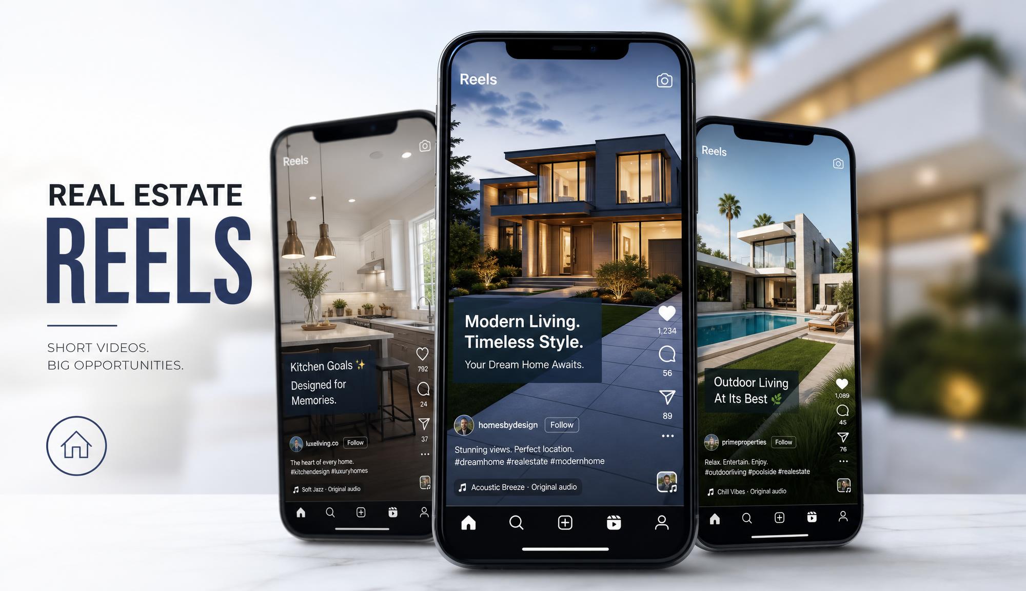 Real estate reels examples and ideas for real estate agents
