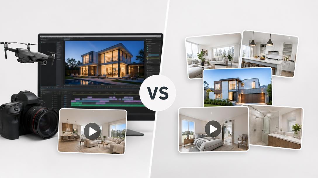 Options for real estate video editing