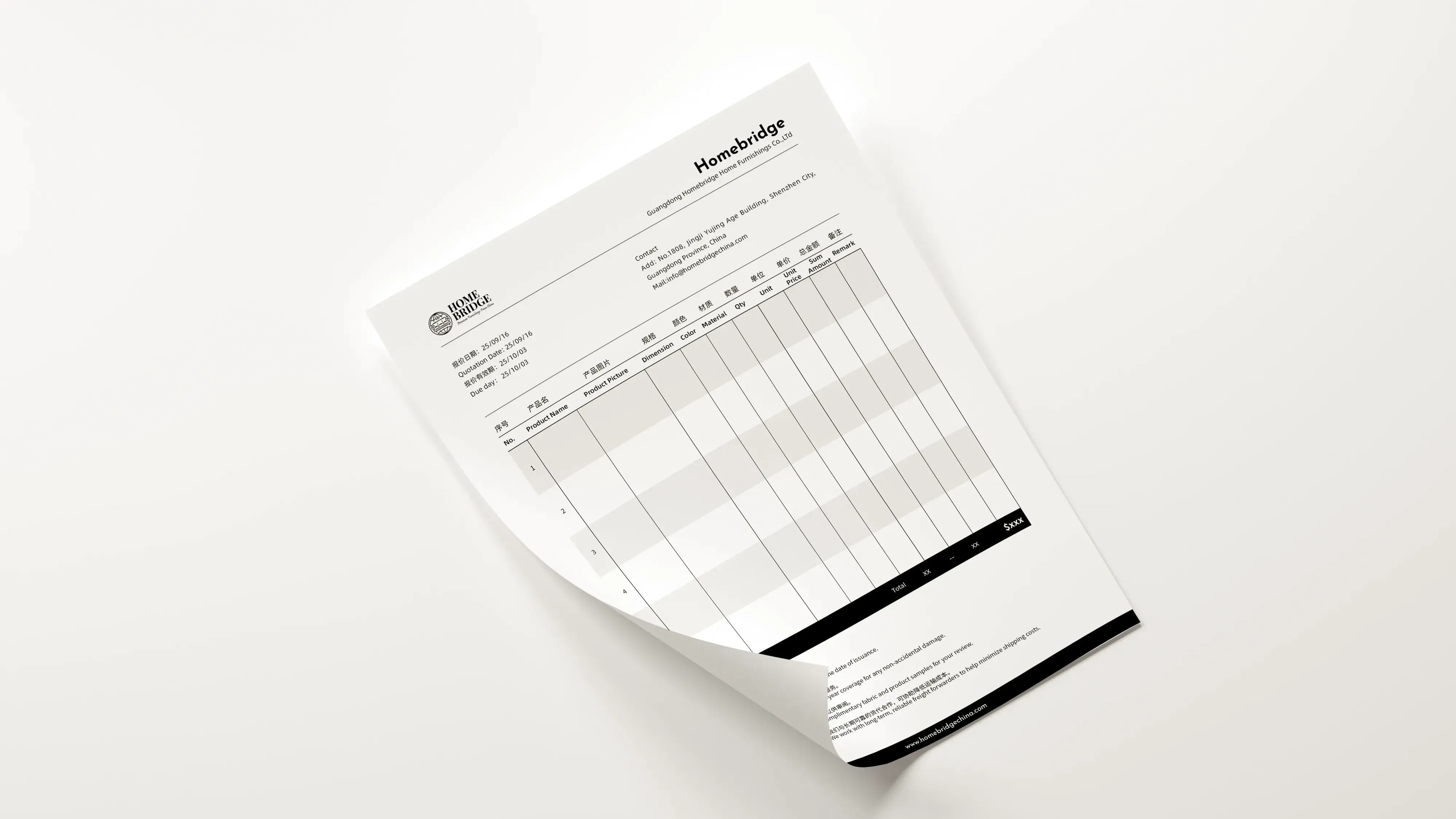 Manufacturing and quality inspection