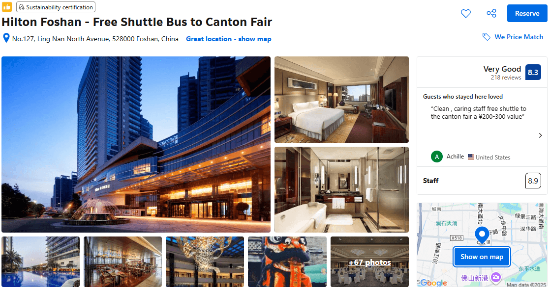 hotels in foshan city china