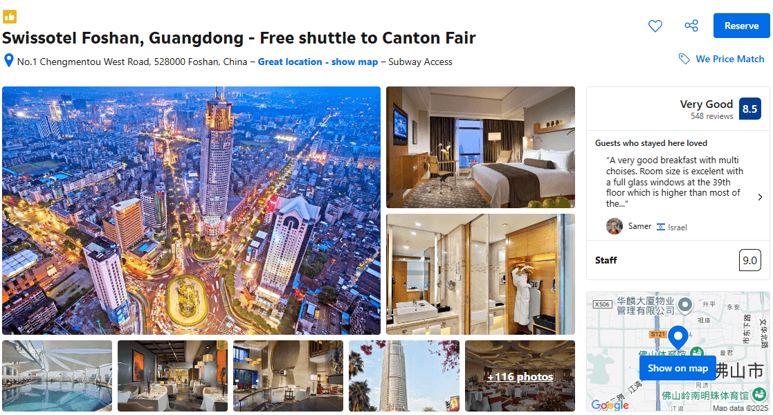 hotels in foshan city china