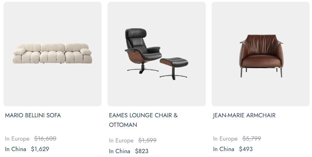 Buy Furniture from China