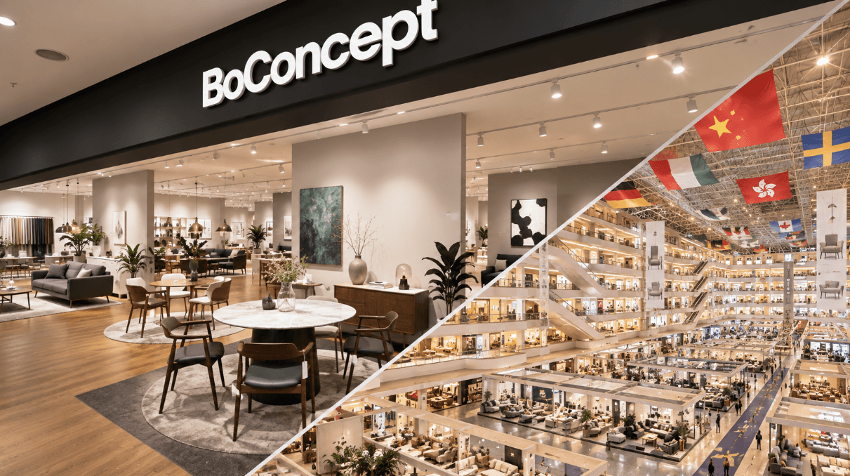 منتجات BoConcept المصنوعة في الصين: دليل شراء الأثاث المقلد
