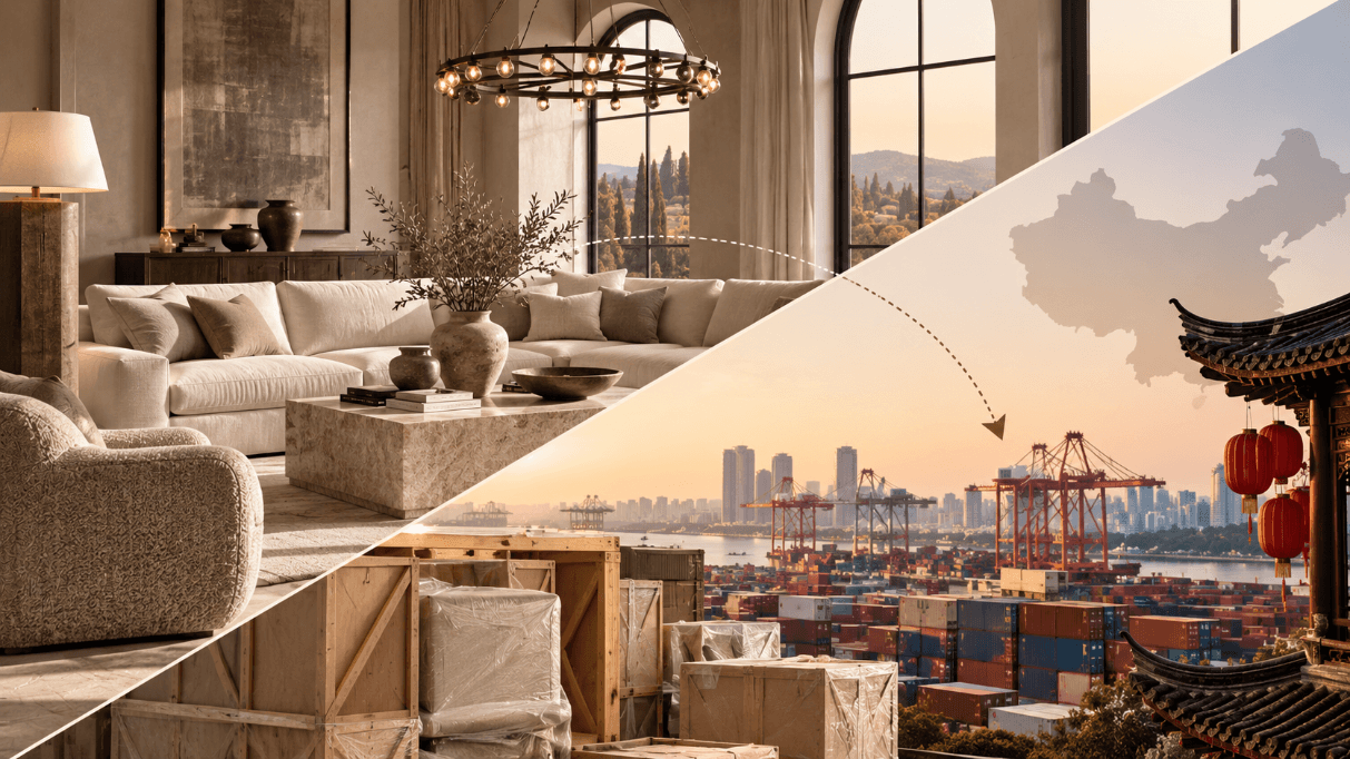 كيفية شراء أثاث ريستوريشن هاردوير (Restoration Hardware) مباشرة من الصين