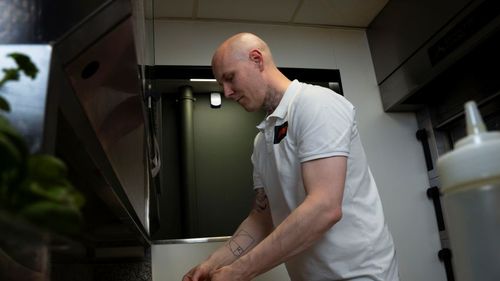 Pieno sin pizzakokk lager pizza.