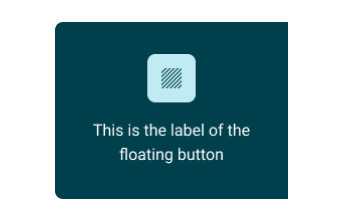 Floating button