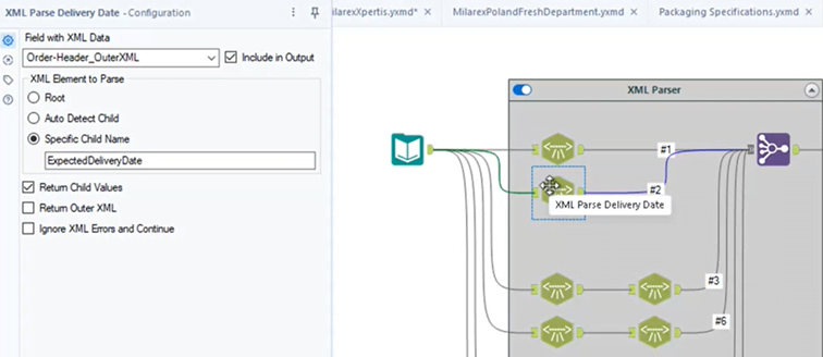 funkcja parse w alteryx