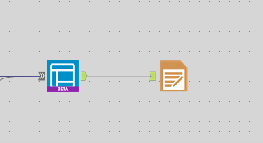 funkcja visual layout w alteryx w wersji beta