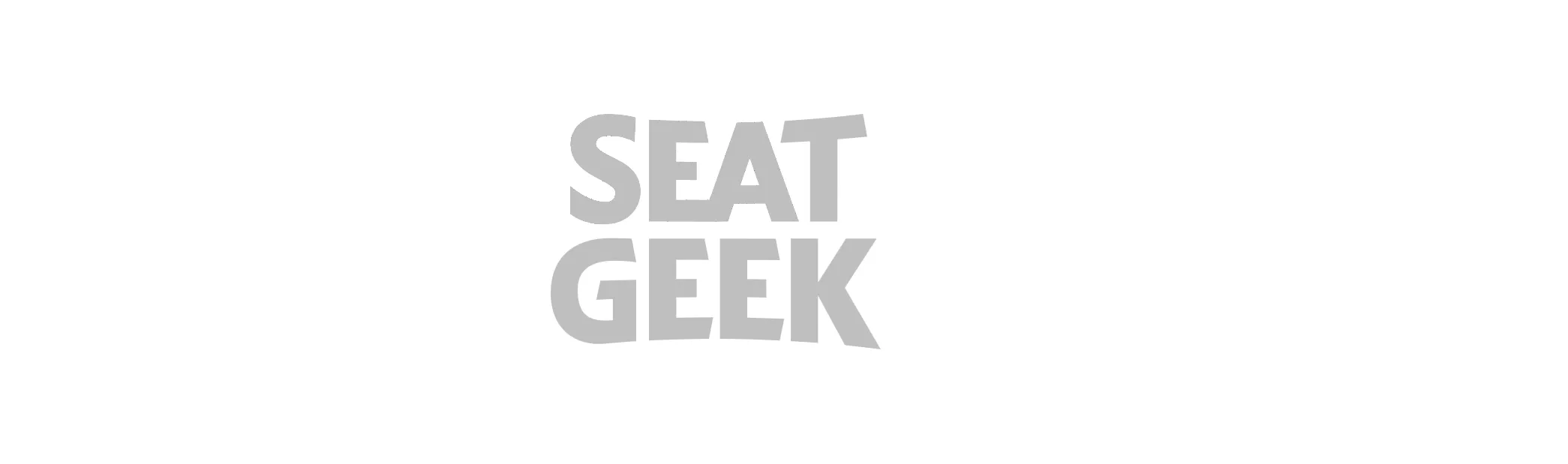 SeatGeek logo in gray.