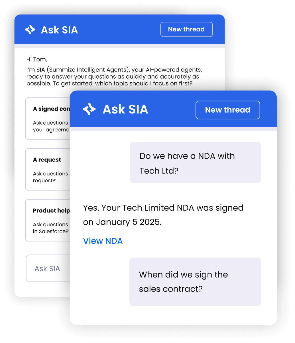 Ask SIA in use