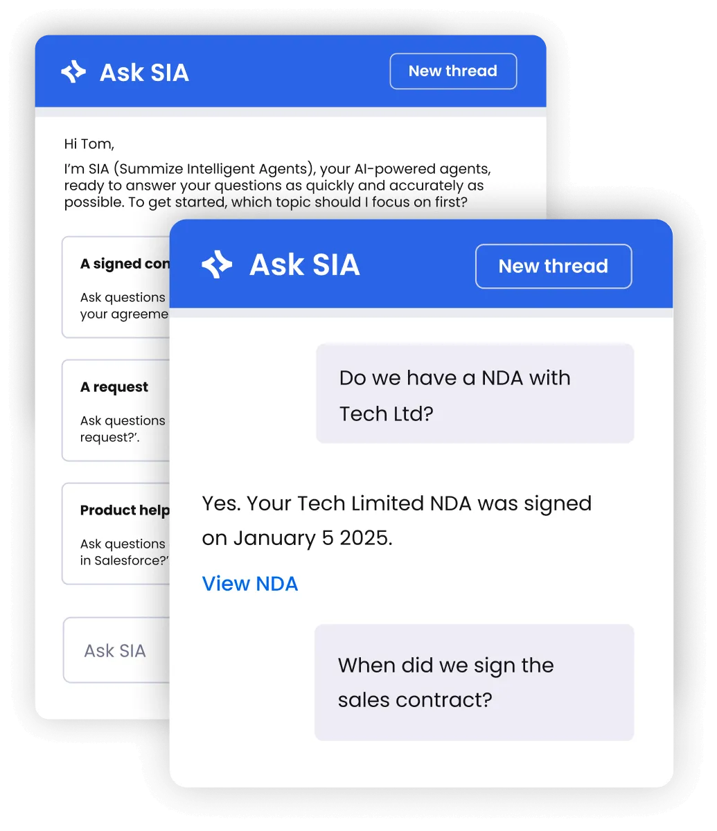 Ask SIA in use