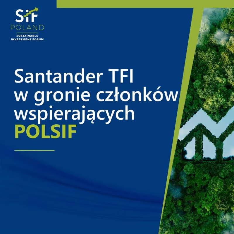 Santander TFI członkiem wspierającym POLSIF