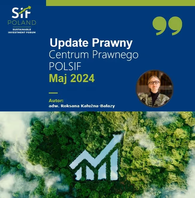 Update Prawny Centrum Prawnego POLSIF maj 2024