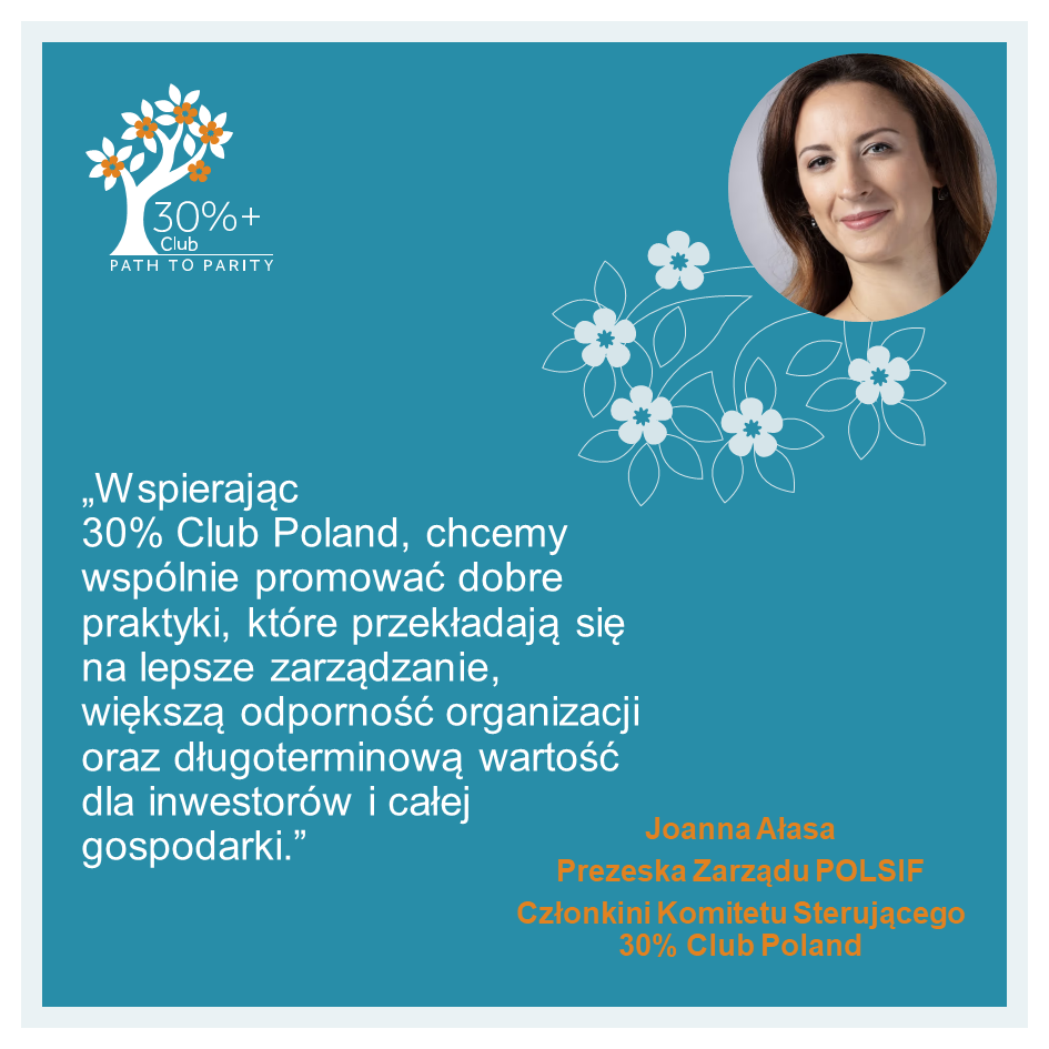 POLSIF oficjalnie wspiera kampanię 30% Club Poland