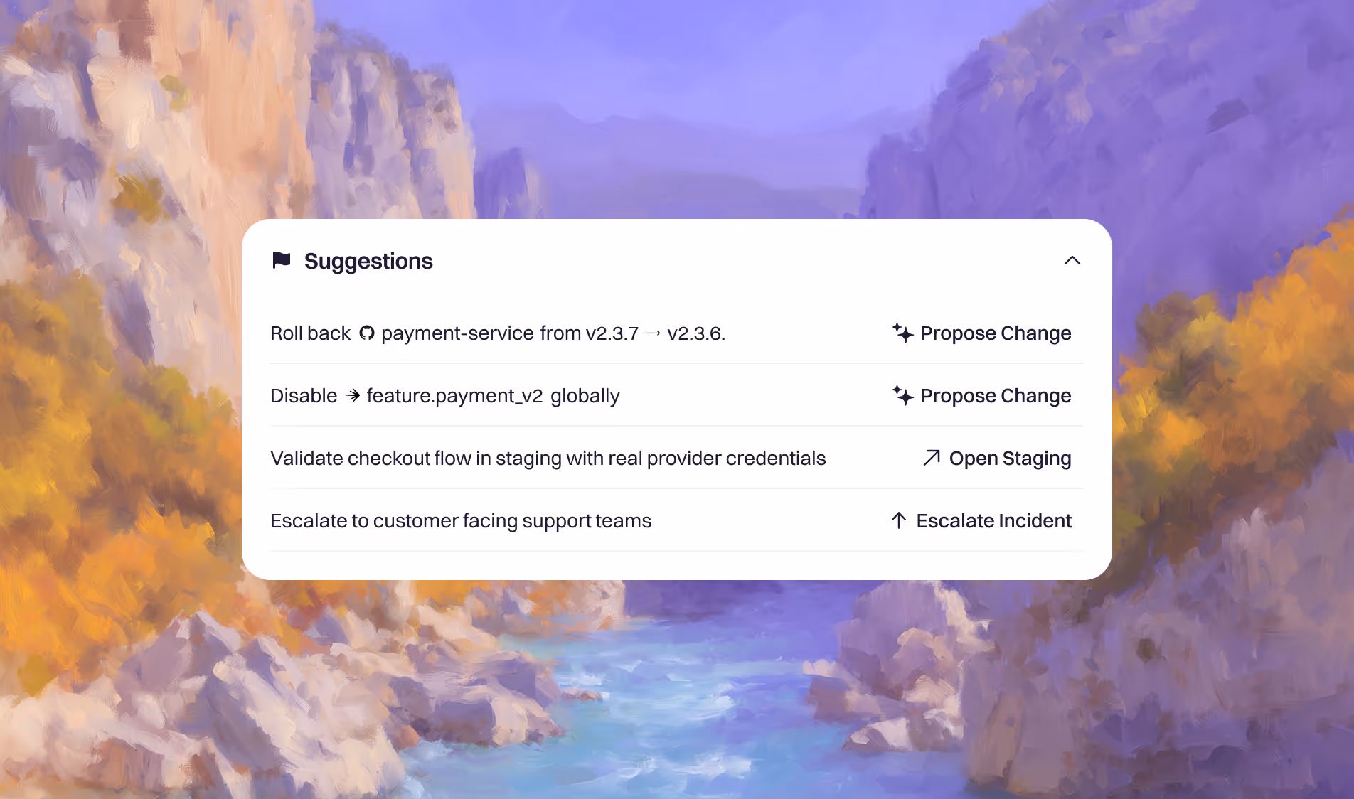 AI - Suggestions