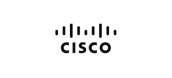 Cisco logo with stylized bridge design above the company name.
