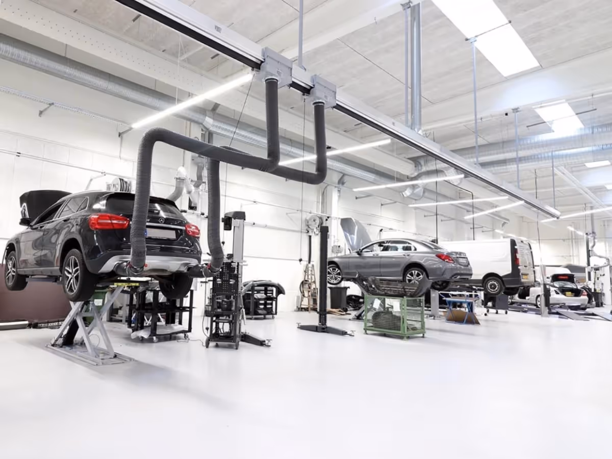 Sliding Vehicle Exhaust Extraction Systems