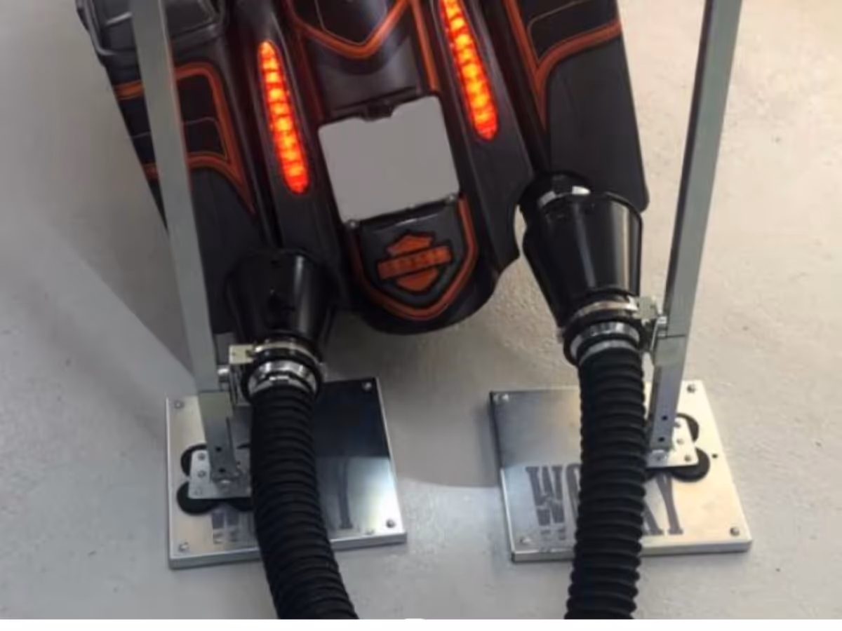 Exhaust Extraction for Motorcycles