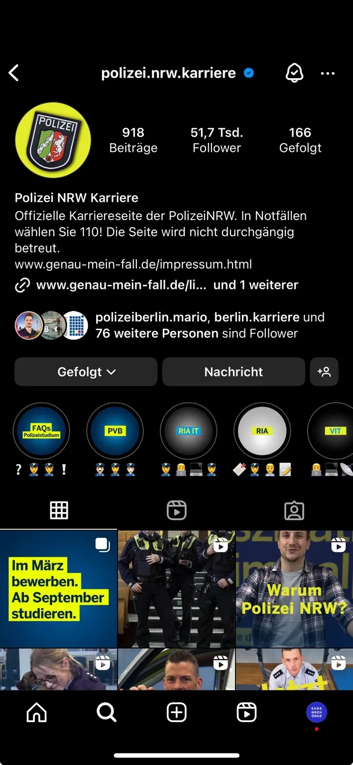 Detailansicht der besonderen Leitungals Screenshot