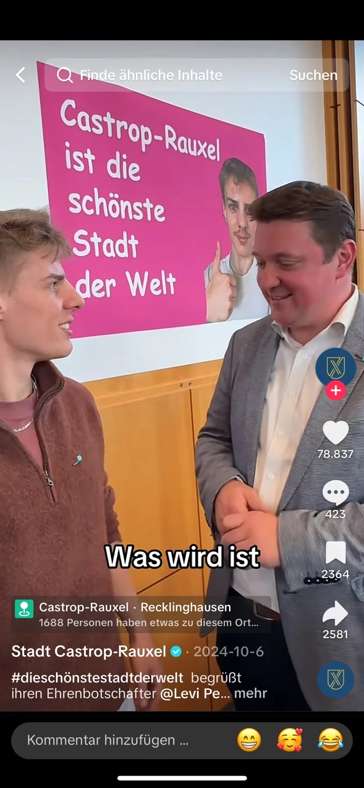 Detailansicht der besonderen Leitungals Screenshot