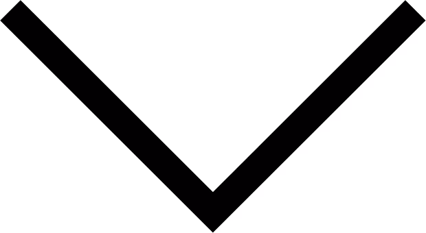A black and white image of a down arrow
