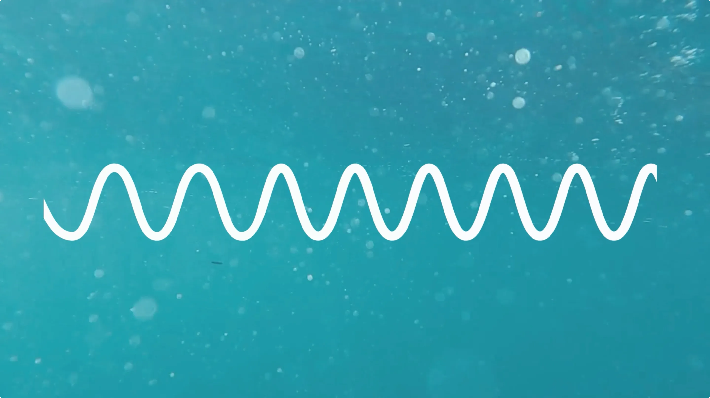 A picture of a wave in the water